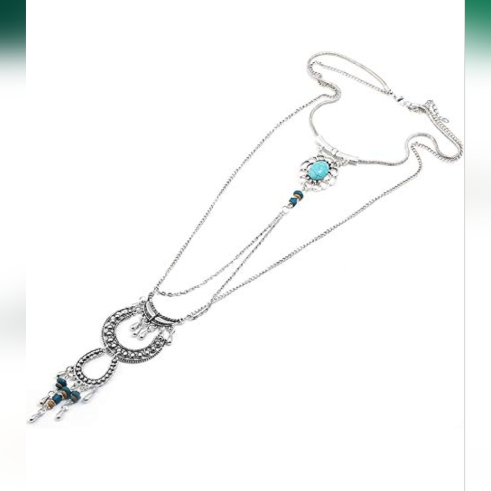 Long boho necklace - Picture 1 of 15